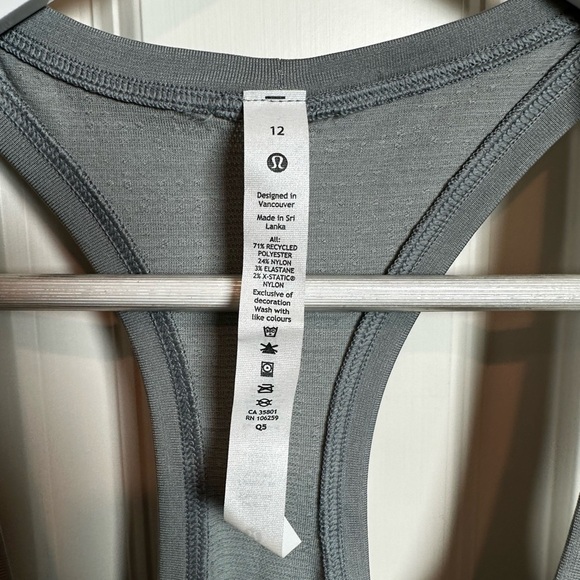 Lululemon Athletica Gray Tank Top - Picture 2 of 6